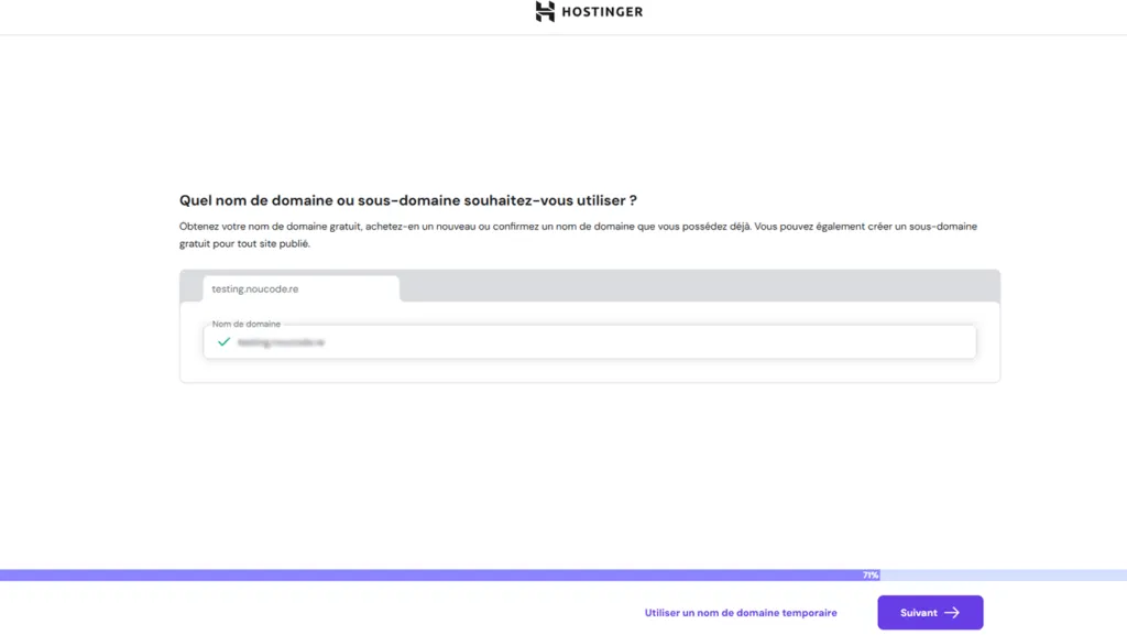 configuration site web hostinger pour wordpress