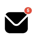 icone avec notification avec un chiffre