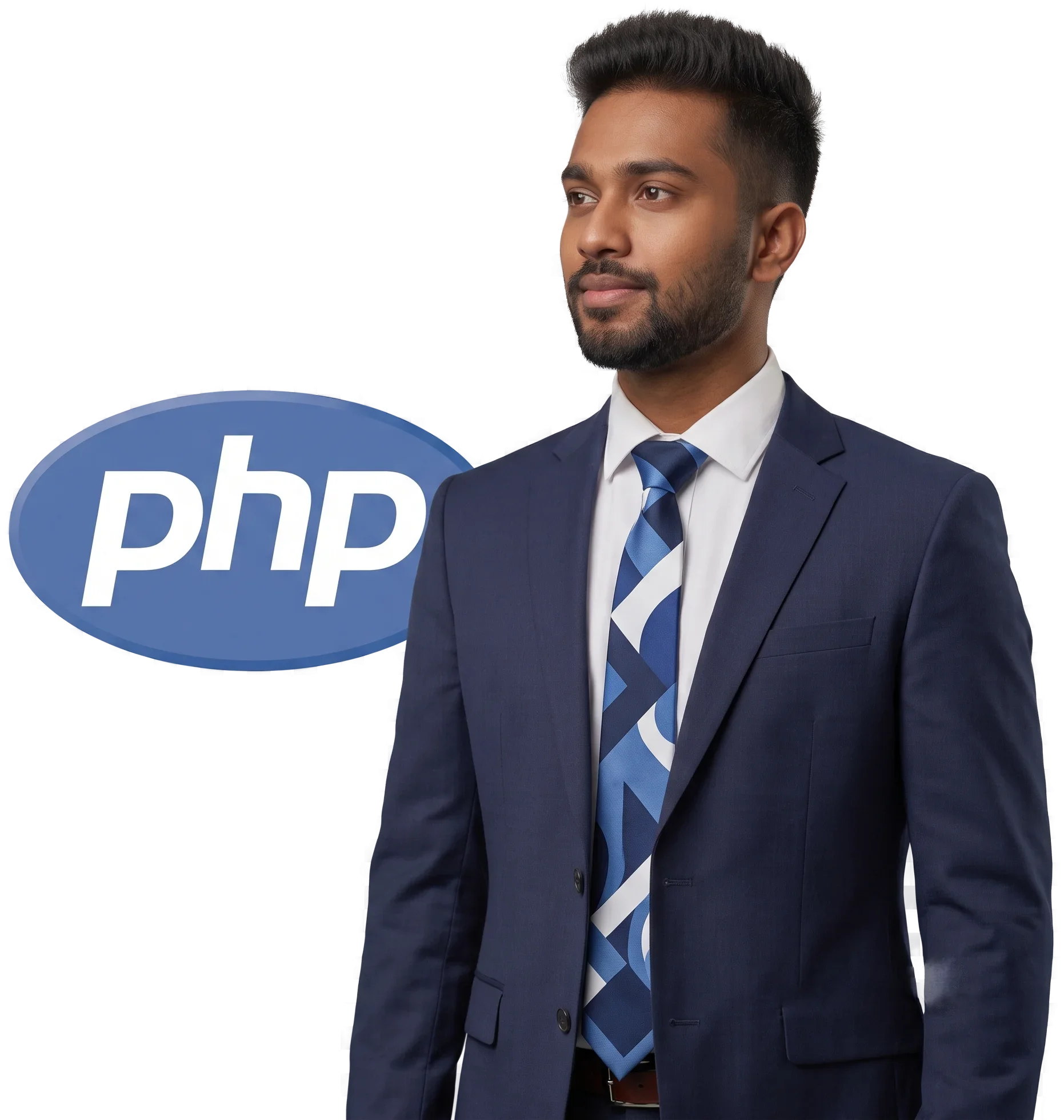 jeune homme qui apprenda coder en php
